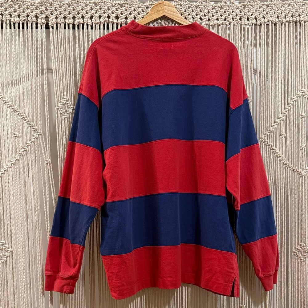 GAP Red and Blue Striped Crewneck Sweater - Picture 4 of 8